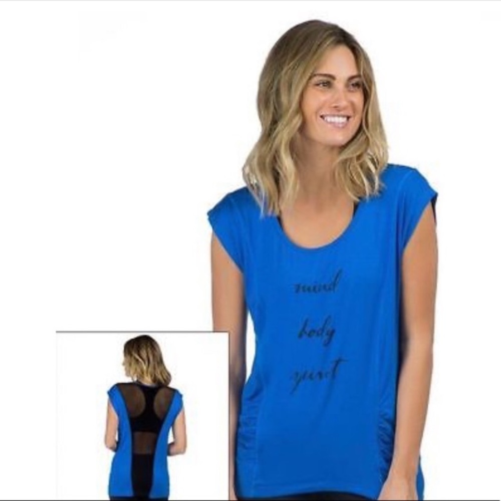 💫NWT💫Pink Lotus mind, Body, Spirit Tee